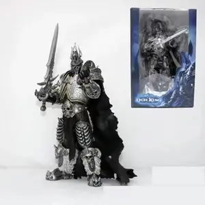 WOW The Lich King Arthas Menethil 7 Inch PVC Action Figure Fall Of The Lich King Collectible Toy Model For Warcraft Game Fans