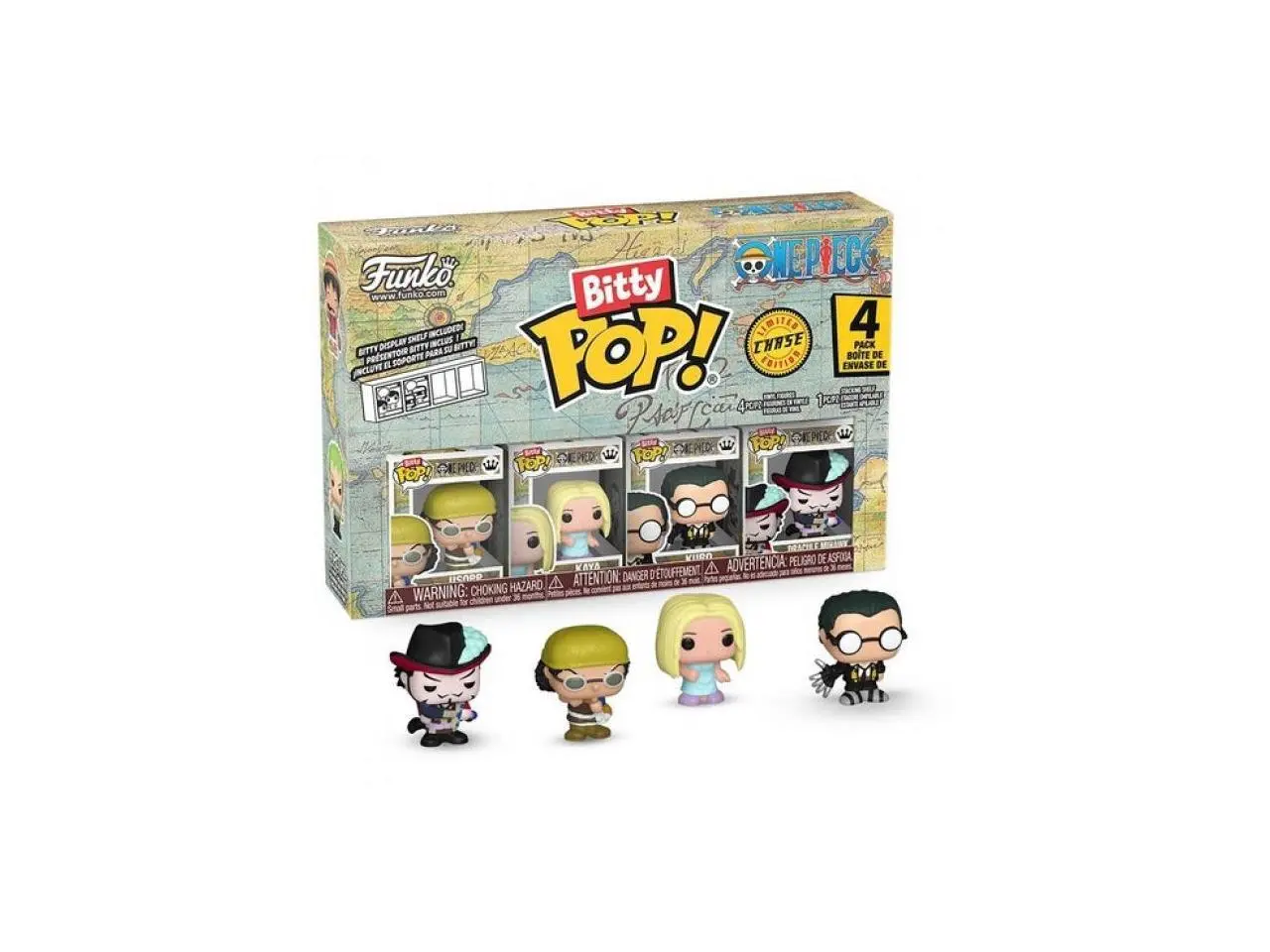 Funko Bitty POP! One Piece Usopp 4-Pack Mini Figures Funko Bitty POP! One Piece Usopp 4-Pack Mini Figures