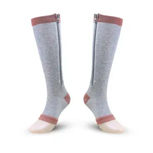 COMPRESSION SOCKS WITH ZIPPERS 15-20mmHg