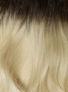 Rooted Espresso (#1C) to White Blonde (#60B) Genius Weft