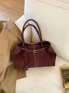 Women's PU Fabric Handbag, Fashionable Simple Design, Large Capacity, Magnetic Closure, Perfect for Office, School, Work, Travel, Outdoor