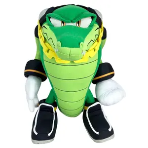 Sonic The Hedgehog - Vector The Crocodile Plush 14"H