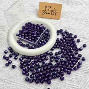 Star DIY Pearl Beads - 10mm Lustrous Imitation Glass Pearls for Necklaces, Bracelets, Home Decor, and Gifts