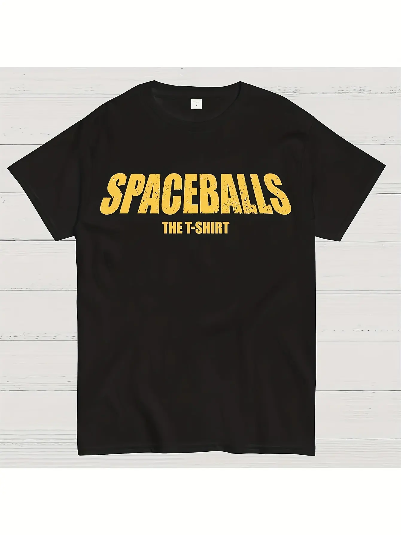 Retro 90S Spaceball T-Shirt for Men And Women - Soft Washed Style, Relaxed Fit 180G Heavy Tee, Classic Film Inspired Graphic, Unisex Casual Top Ideal for Halloween, Gatherings, And Daily Use