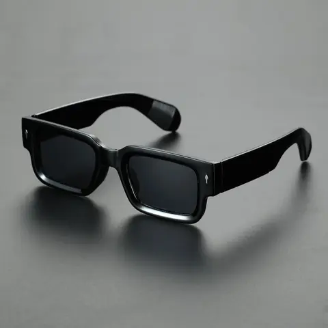 【Black Friday】Men's Square Frame Sunglasses, Trendy Casual Sunglasses for Everyday Use, Fashion Accessories for Outdoor Activities