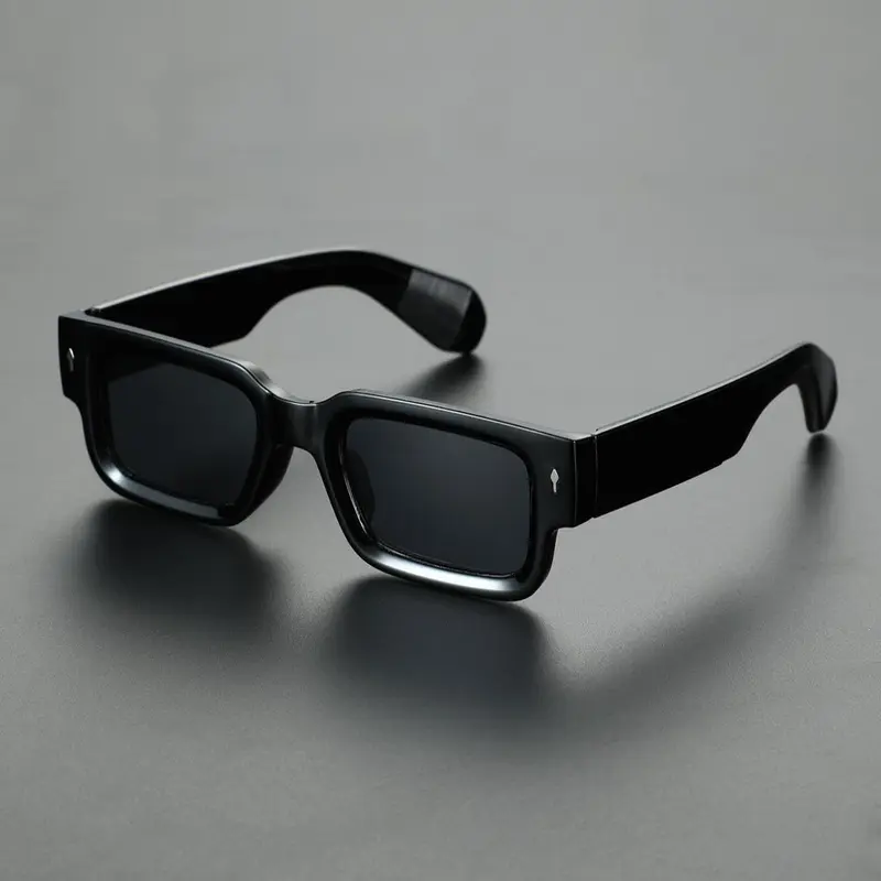 【Black Friday】Men's Square Frame Sunglasses, Trendy Casual Sunglasses for Everyday Use, Fashion Accessories for Outdoor Activities