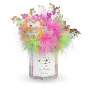 Assorted Unicorn Fluffy Pens