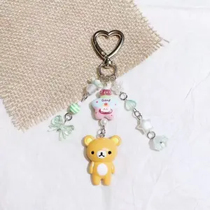DIY-(CHARM B) key charm bag charm purse charm with strawberry fruit animal butterfly cat dog food bagcharm|