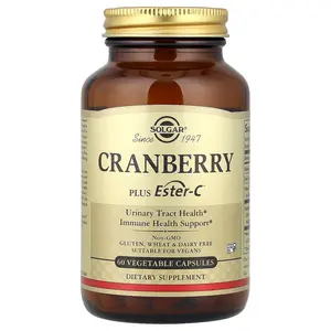 Solgar Cranberry Plus Ester-C®, 60 Vegetable Capsules