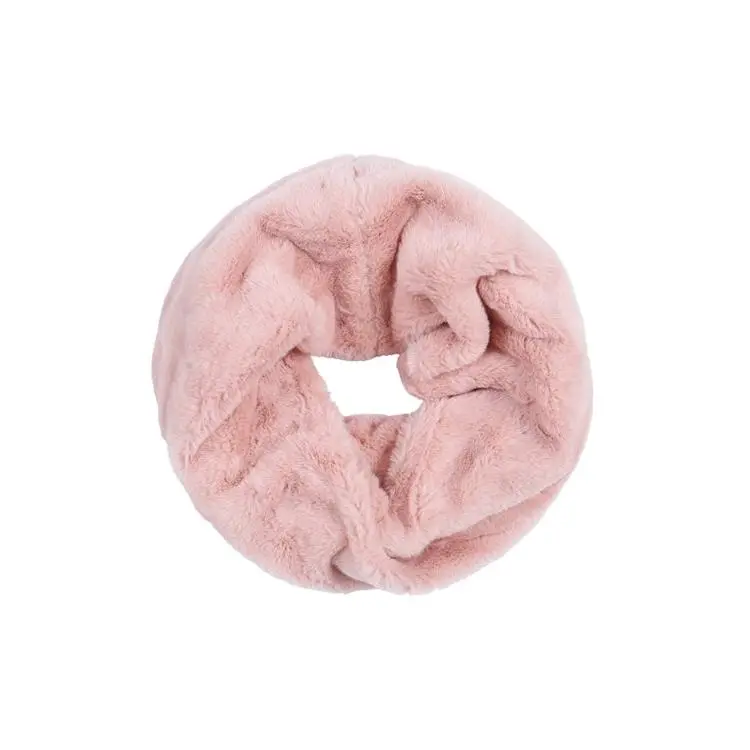 Faux Fur Infinity Scarf - Soft Pink Faux Fur Material, Unique Infinity Design, Ideal for Gift Giving and Comfort