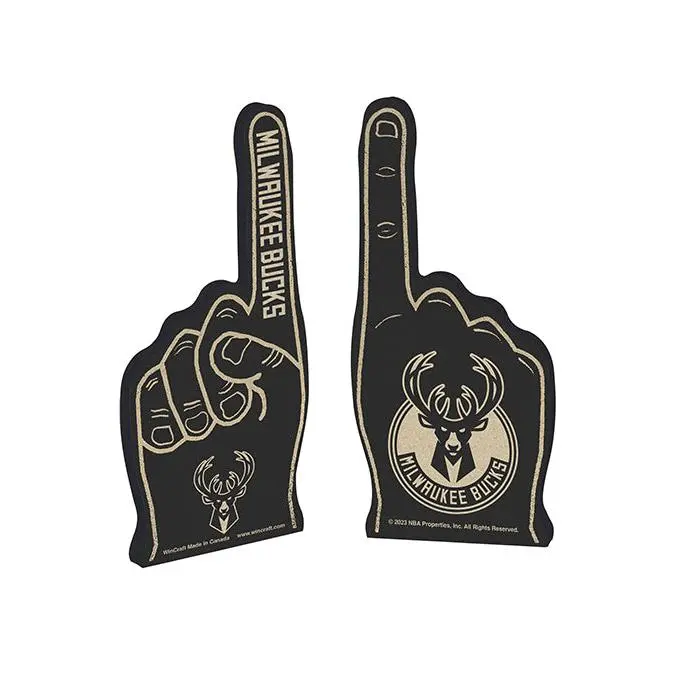 Wincraft Global Black Milwaukee Bucks Foam Finger