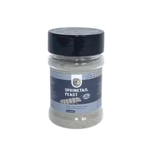 Bugzy Bugs Springtail Feast All Natural Premium Organic Food Blend for Springtails 5 oz Shaker Bottle