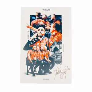 Team USA 6x9 Poster Signed by Fedor Gorst