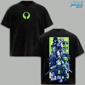 Marathon FPS Shooter Graphic T Shirt, Tactical Sci-Fi Operator Tee, Casual Streetwear Outfit, Cyber Gamer Fashion Clothing