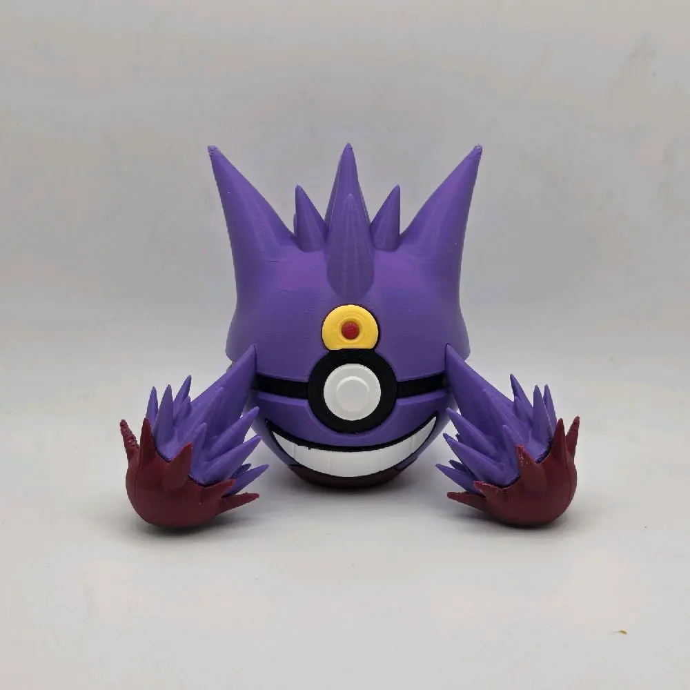 Mega Gengar Themed Pokeball!!! - Fun Design for Pokemon Fans and Collectors