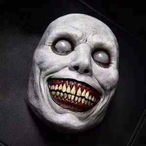 Scary Halloween Mask,Scariest Smiling Mask for Adults, Latex Creepy Horror Mask for Halloween Parties and Haunted Houses Whywag