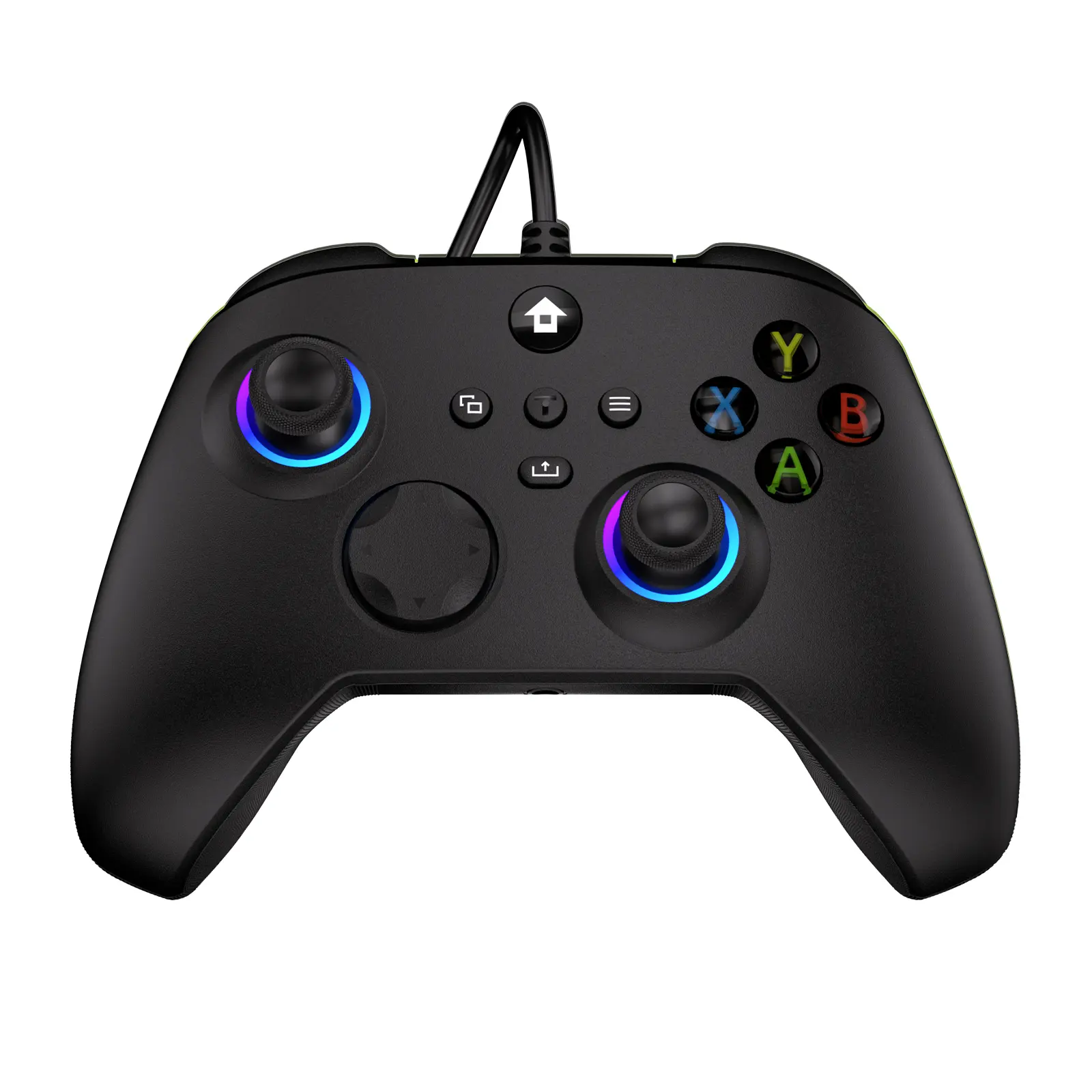 YUYIU Wired Controller for XBOXONE ,Xbox Series X|S , PC,Steam,iOS – Linear Triggers,USB-C Plug & Play,Audio Support, Macro & Turbo, RGB Backlight, Dual Shock  programmable,back to school,back to school haul,sohochic