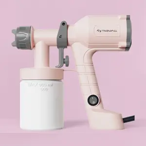 TILSWALL Dreamer 400 HVLP Sprayer｜500W Ultra-Light Portable Handle Electrician paint Spray gun for Room Decor Home Renovation Flip Furniture Cabinets Fence Walls Doors Beginner-friendly & easy to use Gift for mama her Mother's day