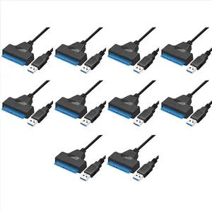 10X USB Sata Cable Sata 3 to USB 3.0 Adapter USB Sata Adapter Cable Support 2.5 Inches Ssd Hdd Hard Drive