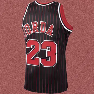 Men's Classic-Design Sleeveless stitched Basketball Jerseys Black shirt 1997-98
