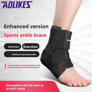 Ankle Support Brace with Eight-Character Strap, Anti-Sprain for Foot and Ankle Sports, Corrects Inversion and Eversion of Ankle Joint, Shoe Lace Style Healthcare Bathroom football gear basketball accessories