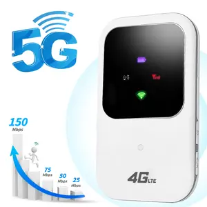 5G/2.4G LTE WiFi Mobile Hotspot,150Mbps High Speed,Dual Band Multi-device Connectivity Connect Up to10+ Devices,Connect Up to10+ Hotspot Device，Easy To Use, WiFi Hotspot Router, Portable Wifi