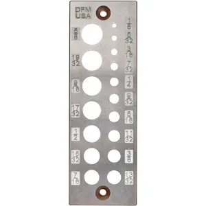 Doweling Tool - Dowel Maker Tool, Versatile Dowel, High-A2 for Woodworking, - English 17 Holes, Multi-Size