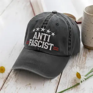 Antifascist Hat, Antifascist Proud American Hat, Anti Fascism Patriotic Hat, Anti Trump Hat, Liberal Democrat Gift, Protest Rally Hat