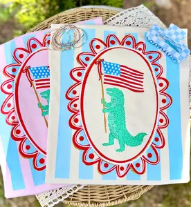 Gator T-shirt, Lator Gator PNG, Patriotic PNG, American Png, Whimsy Png, Girly Png, Dainty Png, Stripes Png, Memorial Day Png, July 4th