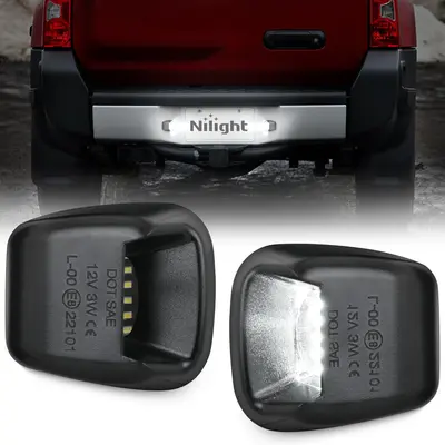 Ylwspeed2000 Red LED 3rd Brake Cargo Light For 2001-2004 Nissan Frontier Pickup – DOT/SAE, Chrome Housing