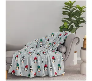 Berkshire Holiday Animal 60x70 Plush Throw