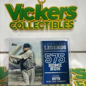 Rare Babe Ruth 700th Home Run Topps Longball Legends Card