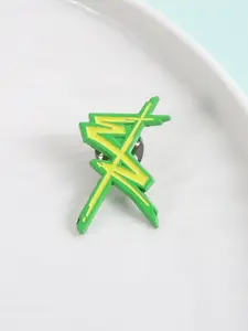 Punk Edgerunners Logo Brooch Enamel Pins Durable Metal Pins RPG Anime Action Role Game Peripheral Cosplay Brooches Backpack Lapel Badge Jewelry Accessories Gifts for Fans Friends