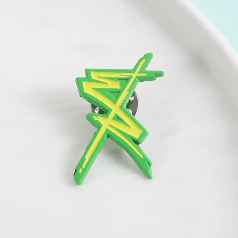 Punk Edgerunners Logo Brooch Enamel Pins Durable Metal Pins RPG Anime Action Role Game Peripheral Cosplay Brooches Backpack Lapel Badge Jewelry Accessories Gifts for Fans Friends Alloy Brooch Pin