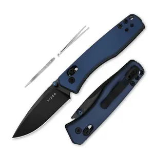 Kizer Aegis AEB-L Aluminum, Multi Tool with Portable Toothpicks &Tweezers V3774A3