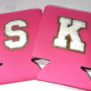 Custom initial koozie koozies Drinkware Personalised Beverage Drink