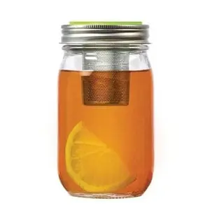 Jarware Tea Infuser Lid for Regular Mouth Mason Jars