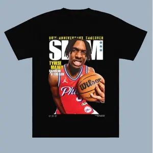 SLAM cover tee - Tyrese Maxey (SLAM 248) T-Shirt Best Gift For Fan