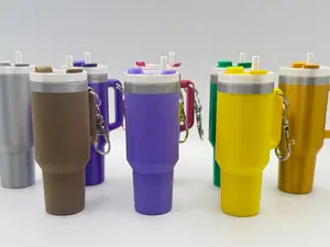 Mini Tumbler Keychains: 3-inch Compact Rainbow Colors TrendyFinds CustomKeychains Perfect for Gifting or Collecting TikTokMadeMeBuyIt