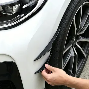 4pcs Car Front Bumper Spoiler Protector Car Bumper Strip Sticker, Universal Car , Anti-scratch Decoration Sticker, Car Decorative Accessories, Car Decals, Sticker For Cars，2026new