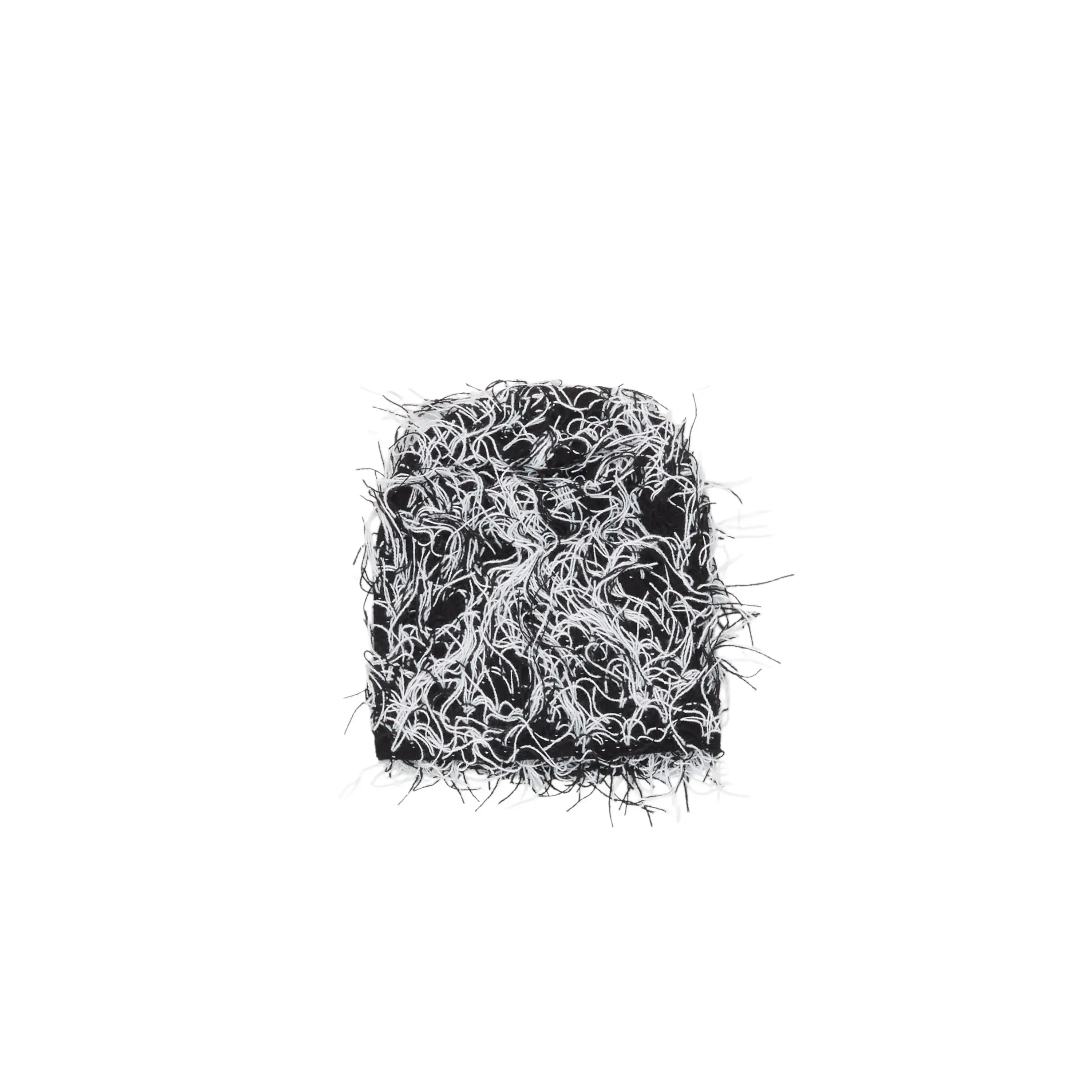 Boys Oris Black/White Fuzzy Beanie