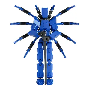 set grippie sensory design 13 joint doll creative fit assembly spider doll building block multi-joint human joint spider toy Relief Toy nature at home push button game fidget decompression
