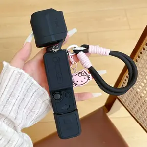 Cute Cartoon Cat Pendant, Silicone Camera Protection Case, Handheld Gimbal Cover, Compatible with Dji Pocket3, Ultra-Thin Soft Silicon, Cartoon Soft Silicone Protective Cover