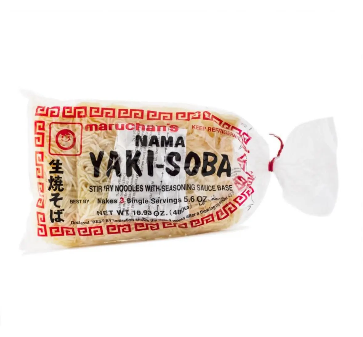 Fresh Yakisoba Noodles with Sauce 16.9oz | Authentic Yaki-Soba Noodles