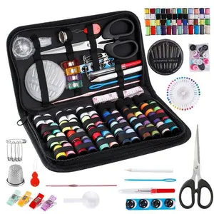 172-Piece Portable Sewing Kit For Home & Travel - Complete Needle & Thread Set With Scissors, Buttons, Pins - Compact Sewing Supplies For Mending, Repairs & DIY Crafting