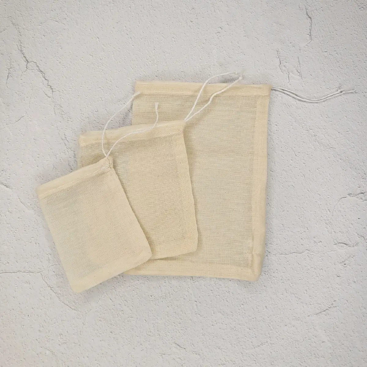 Reusable Muslin Bags for Tea and Bath Soaks