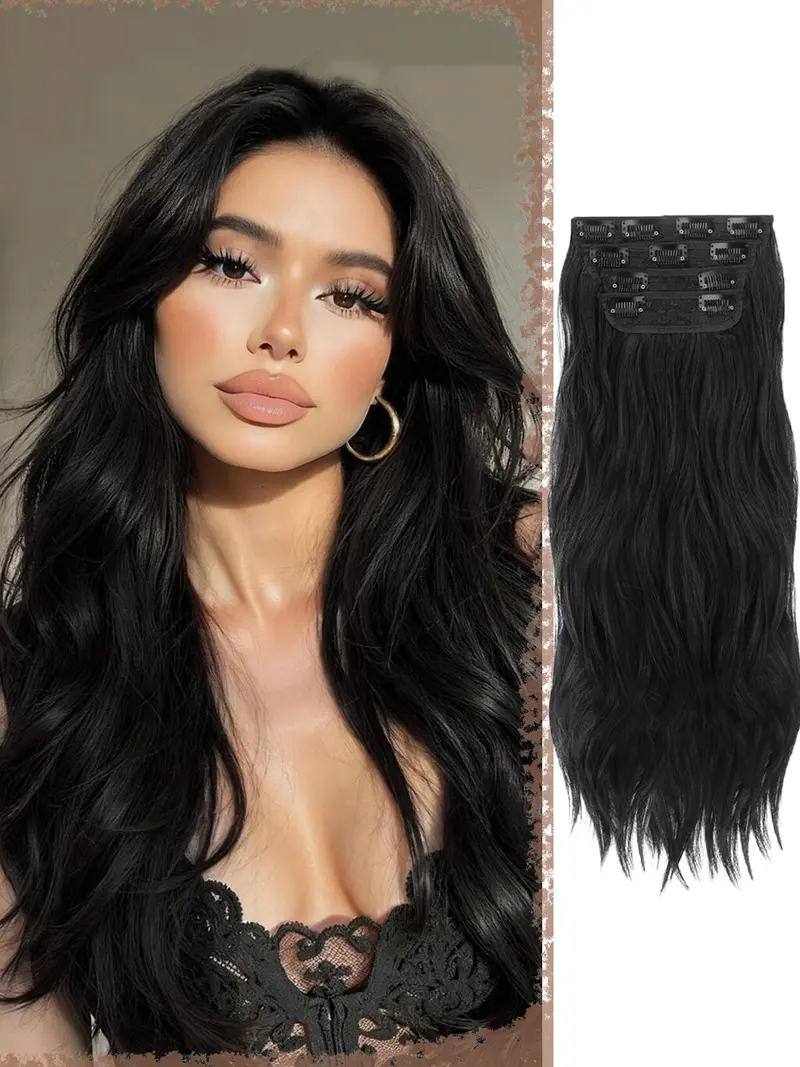24 Inch Human Hair Extensions 120g Salon Grade Double Weft Wedding Amazon.com : LaaVoo 24 Inch 120g Sew in Hair Extensions Real  main image 3