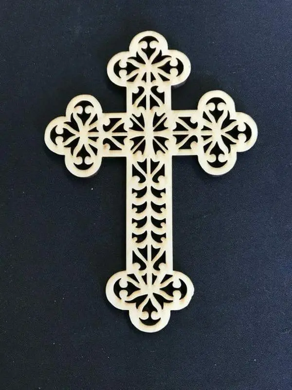 7 inch Maple Wood Cross "Proclaim"