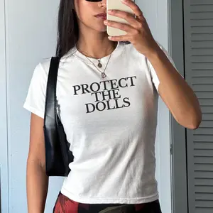 Protect the Dolls Baby Tee, Trans Rights Transgender Pride