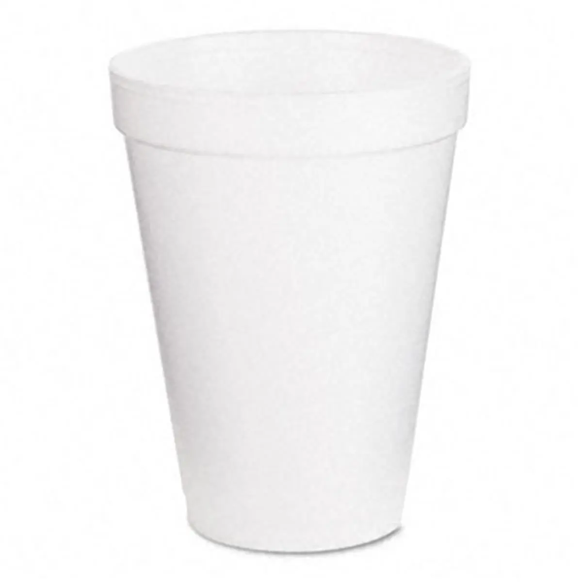Insulated Foam Styrofoam Cups (12J12 Model), 12 oz White Leakproof Disposable Keep Warm Option for Hot/Cold Drinks, Keeps Beverages at Proper Serving Temperature - 40 Bags of 25 Cups per Carton